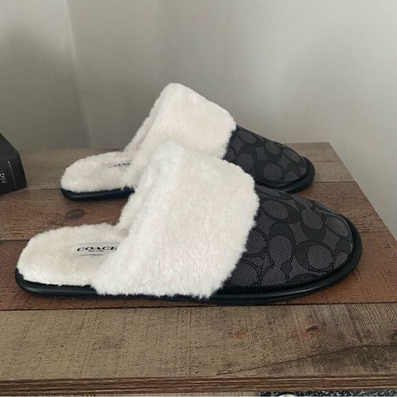 NWT Coach Zena Slippers - Picture 2 of 6